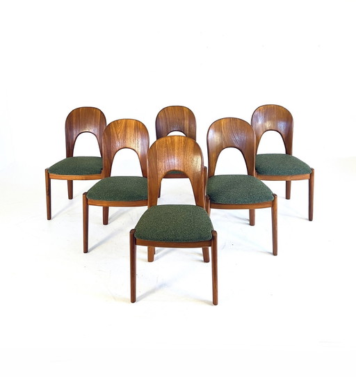 6X Gerestaureerde Morten Chair, Niels Koefoed