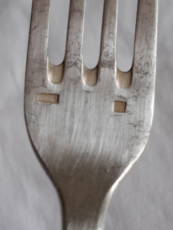 Image 1 of François Frionnet Uniplat/Old Paris silver-plated metal table cutlery for 12 people.