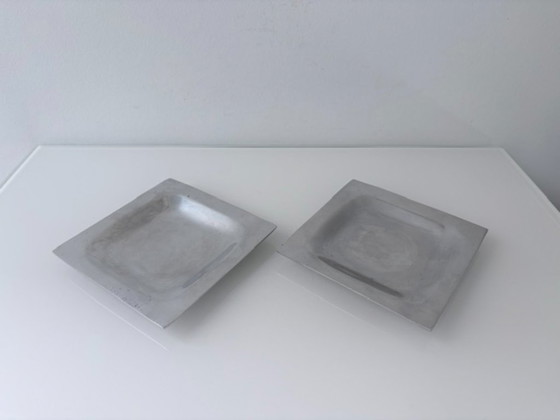 Set di 2 ciotole in alluminio – Quadrato Minimalista – Accessori da tavola, Aluminium (photo 6 of 9)