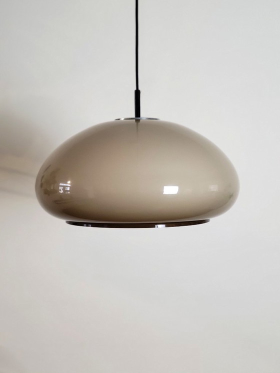 Image 1 of Vintage mushroom pendant lamp by Dijkstra