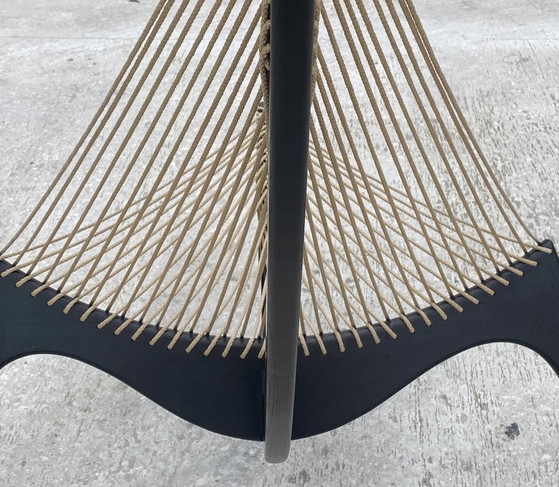 Jørgen Høvelskov - Poltrona "Harp" o "String", 1963, Sedie da camera, Nero, Scandinavian (foto 12 di 17)
