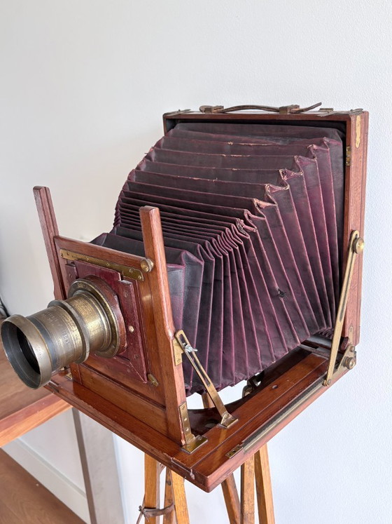 Image 1 of Antike Marion & Co „Perfection“-Kamera mit Emil-Busch-Objektiv (ca. 1890)