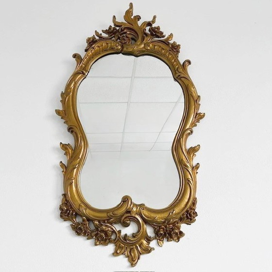 Image 1 of Specchio barocco d'epoca Hollywood Regency 1960