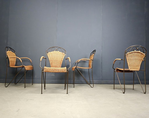 Dining Chairs by Frederick Weinberg, 1960s, Set of 4