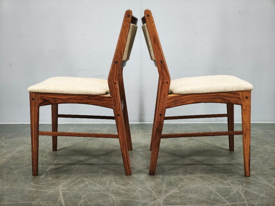 Image 1 of Set di 4 sedie da pranzo Hugo Frandsen per Spøttrup, Danimarca, anni '60