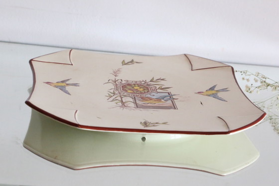 Image 1 of Achthoekig bord, Lunéville