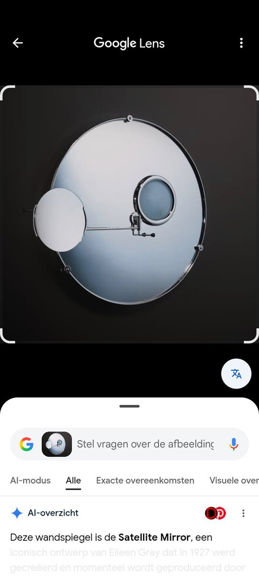 Mirror Satellite Eileen gray 1927