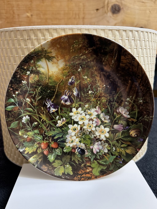 🌸 “Wild Beauty” | Fürstenberg collector plates | Limited Edition | Complete and rare series | New