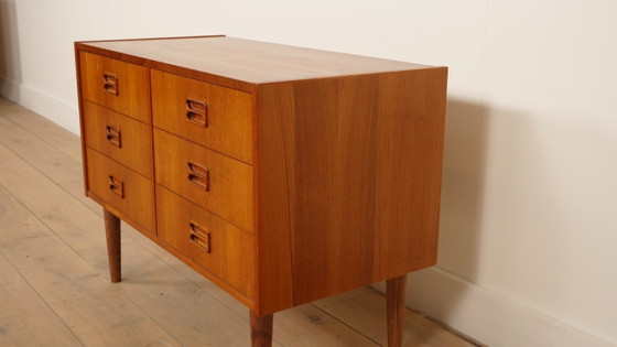 Image 1 of Commode danoise vintage | Teck | 6 tiroirs