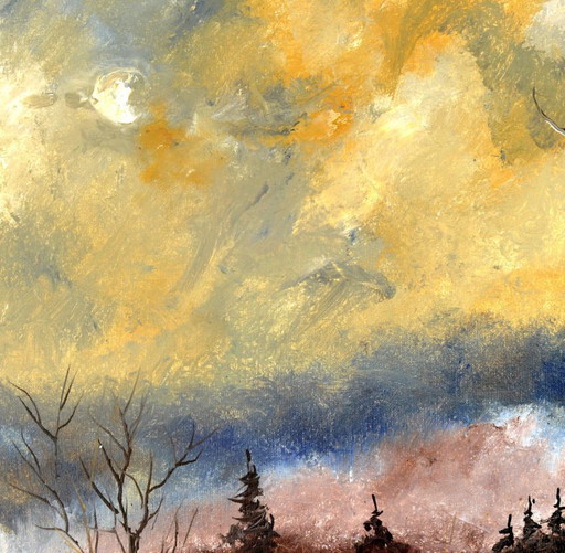 Aguardiente casero en invierno