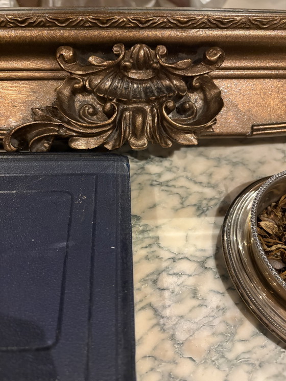 Image 1 of Rocaille Facet Mirror—Hand-Finished Bronze (118 × 88 cm)