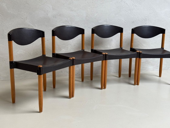 Image 1 of Chaises empilables Casala « Strax » vintage | Hartmut Lohmeyer