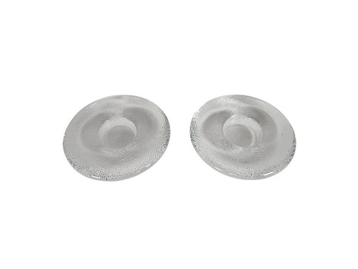 Iittala – Design Markku Salo – Modell Nappi – Kerzenständer – transparent – ​​1998