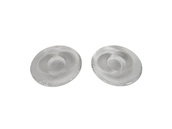 Image 1 of Iittala - design Markku Salo - model Nappi - candlestick - transparent - 1998