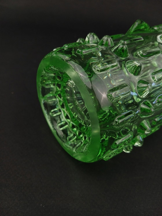 Sklo Vase in Special Green Color – Glass (photo 7 of 7)