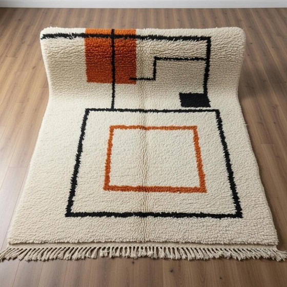 Image 1 of Tapis berbère en laine authentique 250cmx150cm