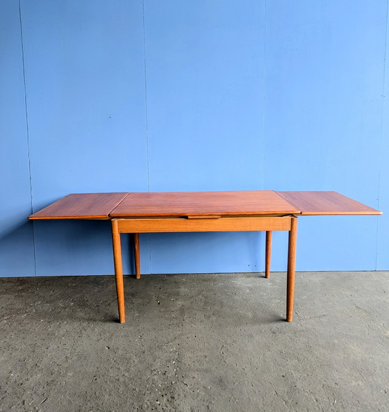 Image 1 of Midcentury teak extendable table