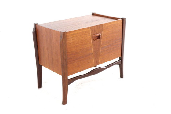 Set di 2 comodini in teak, comodino vintage – Wood (photo 3 of 14)