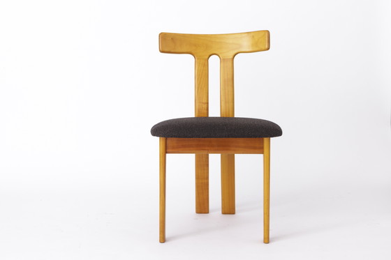 Image 1 of Satz von 6 dänischen T-förmigen Stühlen - 1960er Mid-Century Modern Design