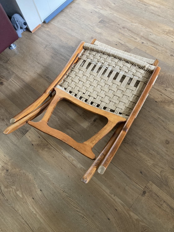 Ebert Wels Folding Lounge Chair - Jaren 60 - Mid-Century Modern Prachtige Vintage Ebert Wels Folding Lounge (photo 3 of 7)