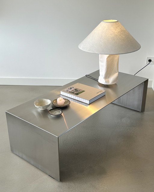 Tavolino da caffè in acciaio inossidabile