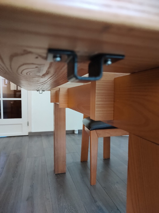 Image 1 of Dining table with 6 chairs.