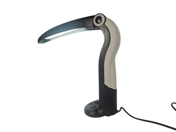 Image 1 of Lampada da tavolo Tucano - pop art - design H.T. Huang - bianco/nero - anni '80