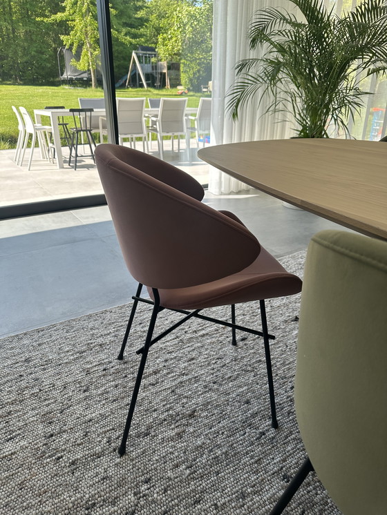 Image 1 of 2x chaise Iker en velours chéri