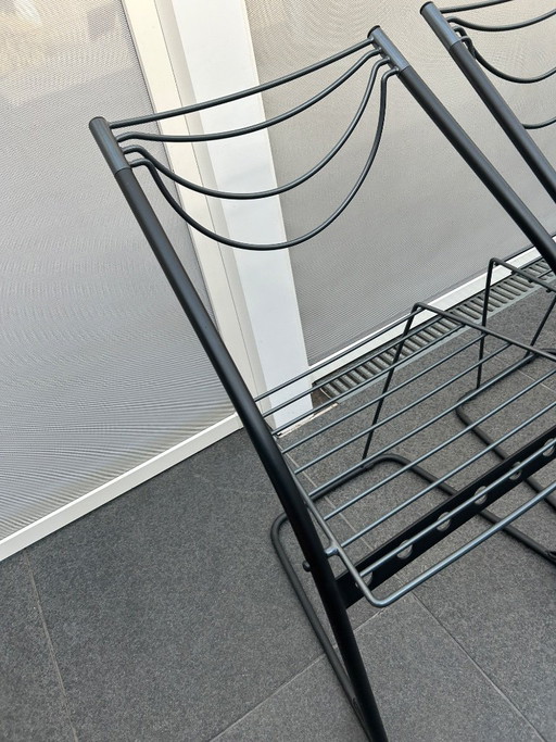 4 sillas de comedor posmodernas – eetkamerstoelen, Iron, Vintage (photo 2 of 8)