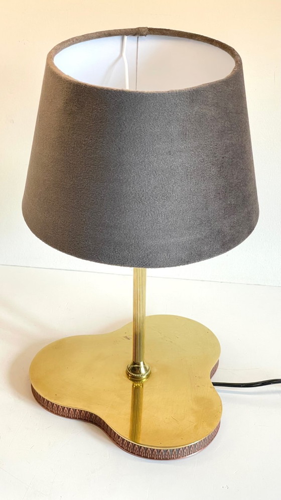 Image 1 of LAMPADA VINTAGE Clover IN OTTONE MASSICCIO