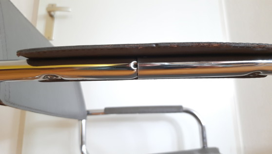 Sedia Cantilever B34, Mart Stam / Marcel Breuer MG5, Cuoio, Codificata – Sedie da pranzo, Chrome, Leather (photo 12 of 15)