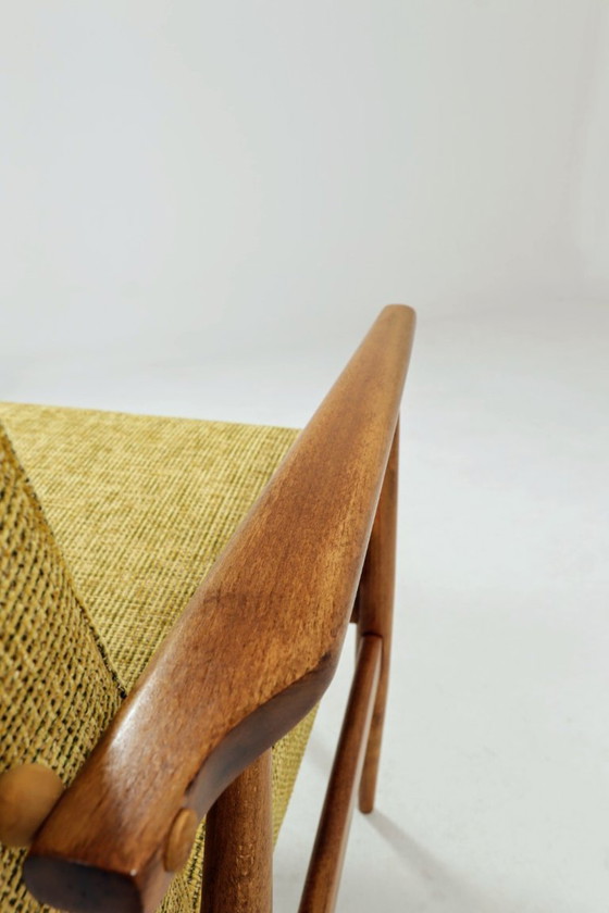 Image 1 of Poltrona vintage verde oliva, design moderno, anni '70