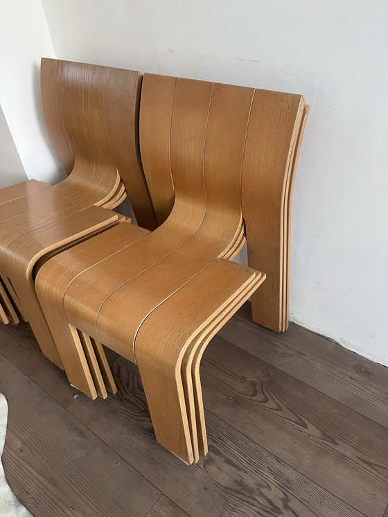 Image 1 of 6X Gijs Bakker Strip Chair For Castelijn