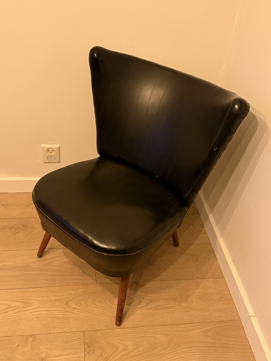 Image 1 of Sillón de cuero de los años 50/60