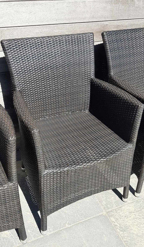 Image 1 of 6 sedie da pranzo Varaschin con cuscini