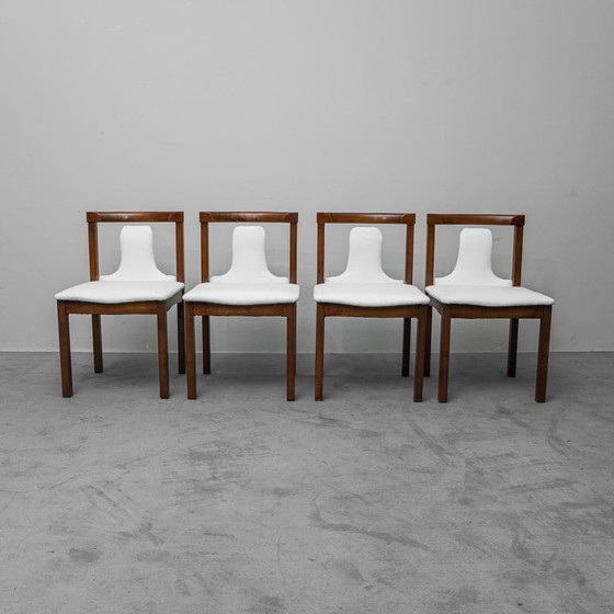 Image 1 of SET OF 4 SC66 SALOCCHI CHAIRS FOR SORMANI ITALY 1960s VINTAGE MODERN
