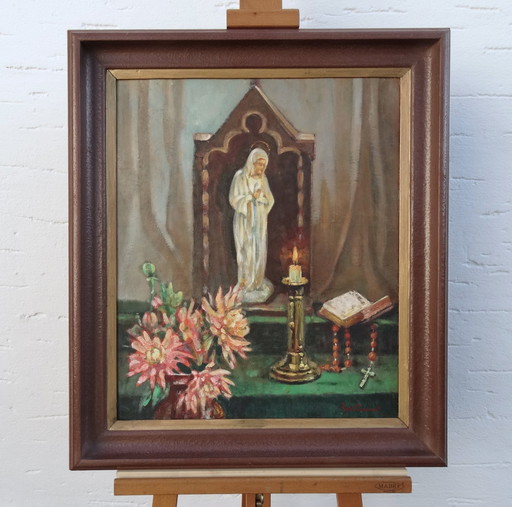 Brügge : Fernand Coevoet, Bruges 1910-1992, Nature morte, Stillben, Madone
