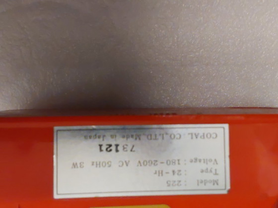 Image 1 of Vintage digitale Copal klok Flip Roll Space Age Japans design jaren 60 Mid Century