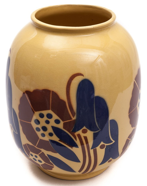 Jarrón Art Déco Lunéville