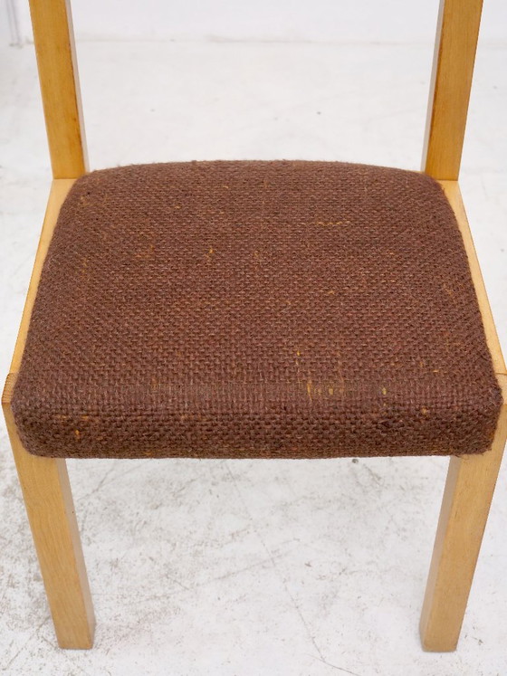 Brutalistisch Design Massief Licht Eiken Salonstoelen Jaren 70, Set van 6 – Eetkamerstoelen, Wood (photo 21 of 26)