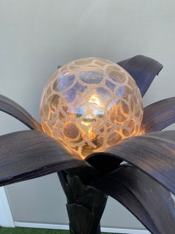Image 1 of Vintage palmboom lamp.  