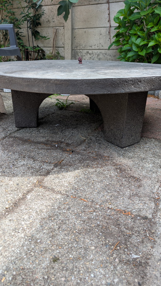 Brutalist polystone table 1960's