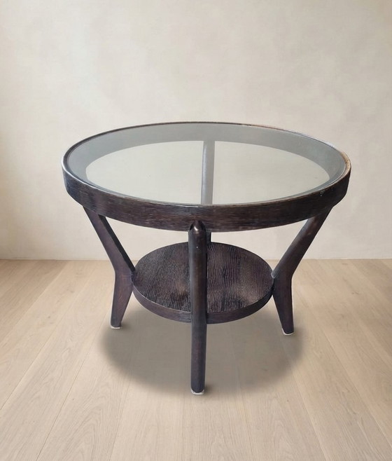 Coffee Table By Karel Kozelka & Antonín Kropáček For Interier Praha, 1940s, Czechoslovakia, 73 × 57 × 57 Cm (photo 4 of 6)
