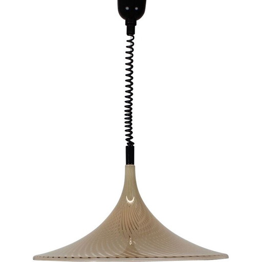 Vintage adjustable pendant lamp by Meblo, 1970s