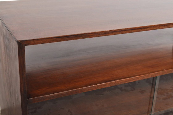 Art Deco Divider Walnut, 1930s – Sideboard, Glass, Wood (photo 11 of 14)