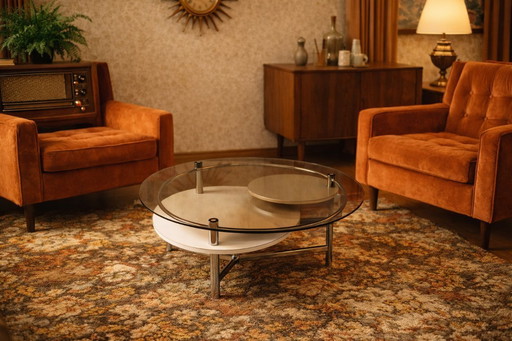 Vintage modular Space Age coffee table