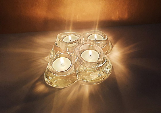 Image 1 of Iittala Arkipelago "Iceberg" candlestick – 4 tea lights – Timo Sarpaneva – Vintage Scandinavian masterpiece