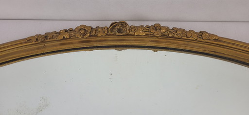 Carved wood and gilded Art Deco mirror from the 1920s-30s