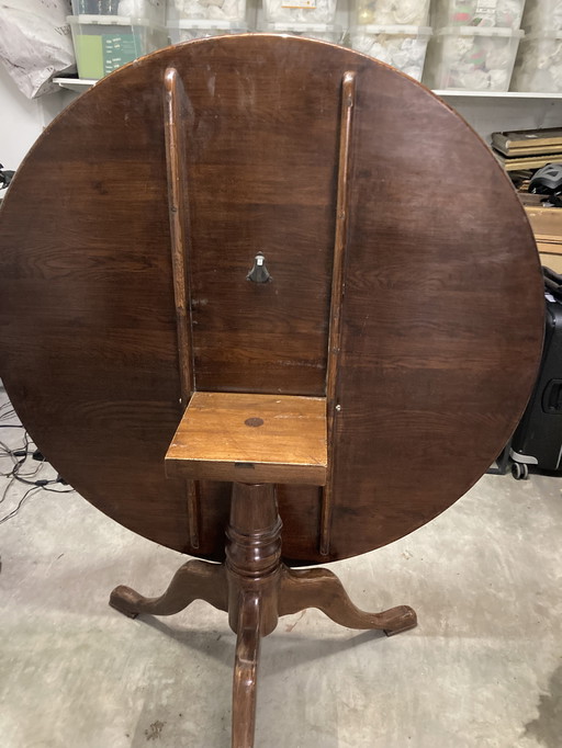 Ronde tafel mahonie diamètre 120cm