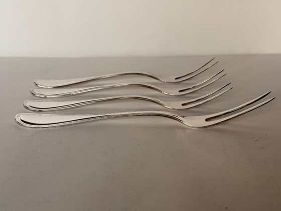 Image 1 of Service de table suédois Faden en argent massif Wilkens, composé de 16 pièces.